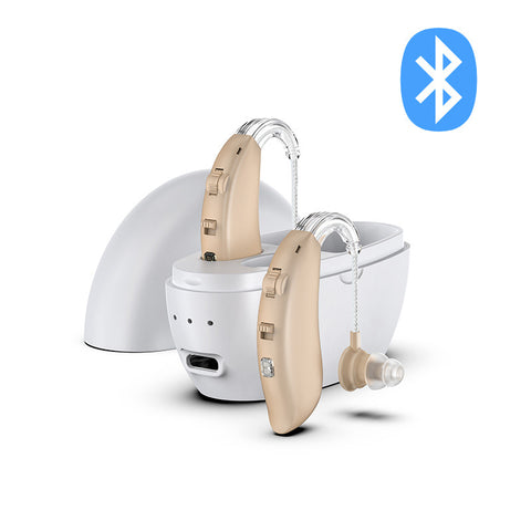 The VICTOR Hearing Aid Behind-the-Ear Micro Design w/ Charging Case